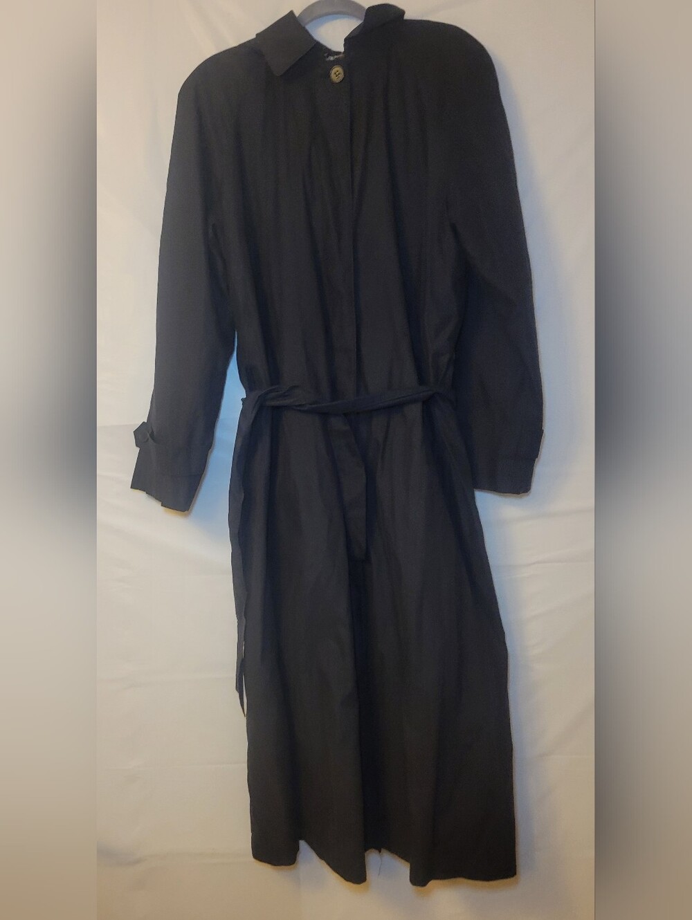 London Fog Black Trench Coat